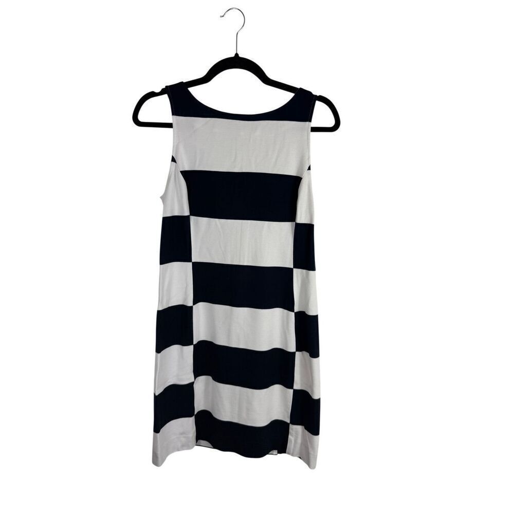 Banana Republic Navy and White Knit Summer Dress- size 8